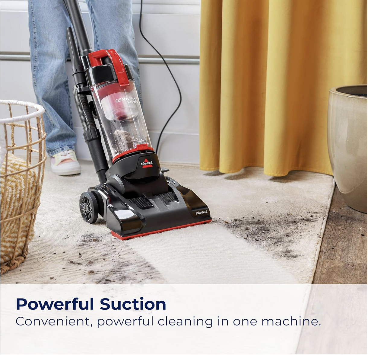 Crevice tool for cleaning tight spaces BISSELL CleanView Vacuum